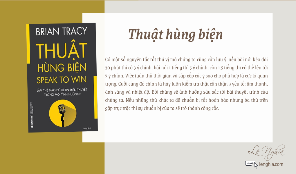 Bìa sách Thấu Hiểu Nghệ Thuật Hùng Biện